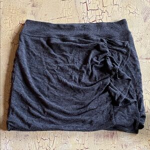 Something Navy Charcoal Mini Skirt